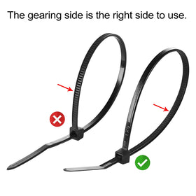 XHF eight-inch zip ties keep wires neatly secured for automotive and home
