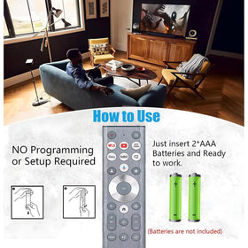 Xiaodib ERF6A80 in use with a Hisense TV demonstrating instant control