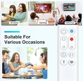 Pack of two Xiaodib remotes ready for use with Dyson AM09
