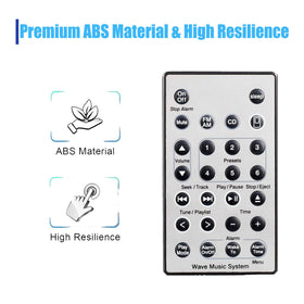 Xiaodib remote buttons close-up, tactile feel for easy navigation.