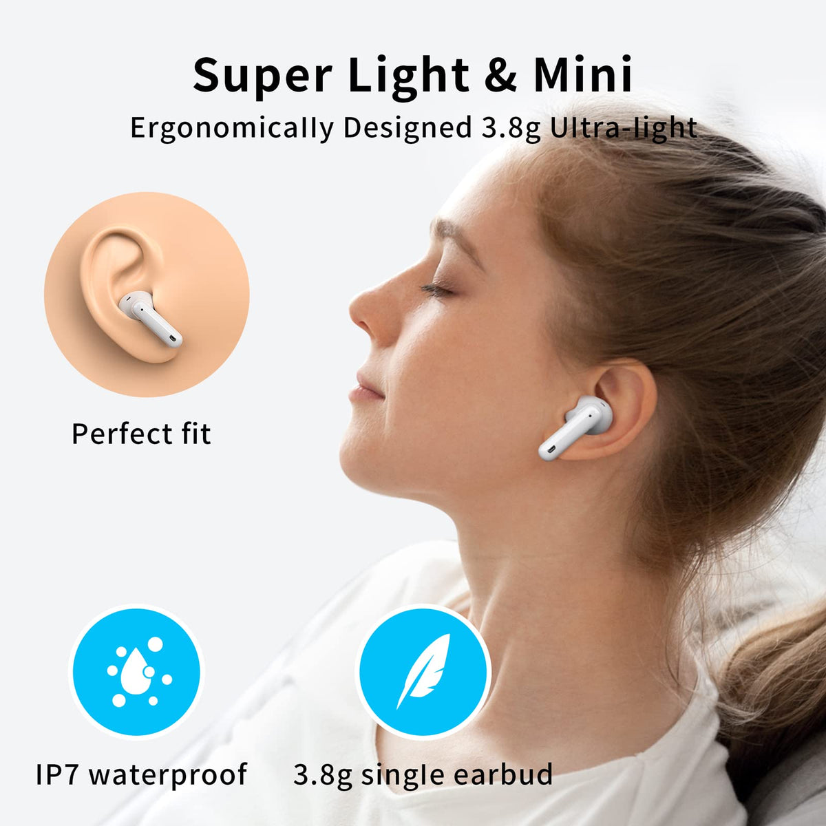 Bluetooth 5.3 connection provides a strong, stable link for smooth audio.
