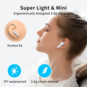 Bluetooth 5.3 connection provides a strong, stable link for smooth audio.