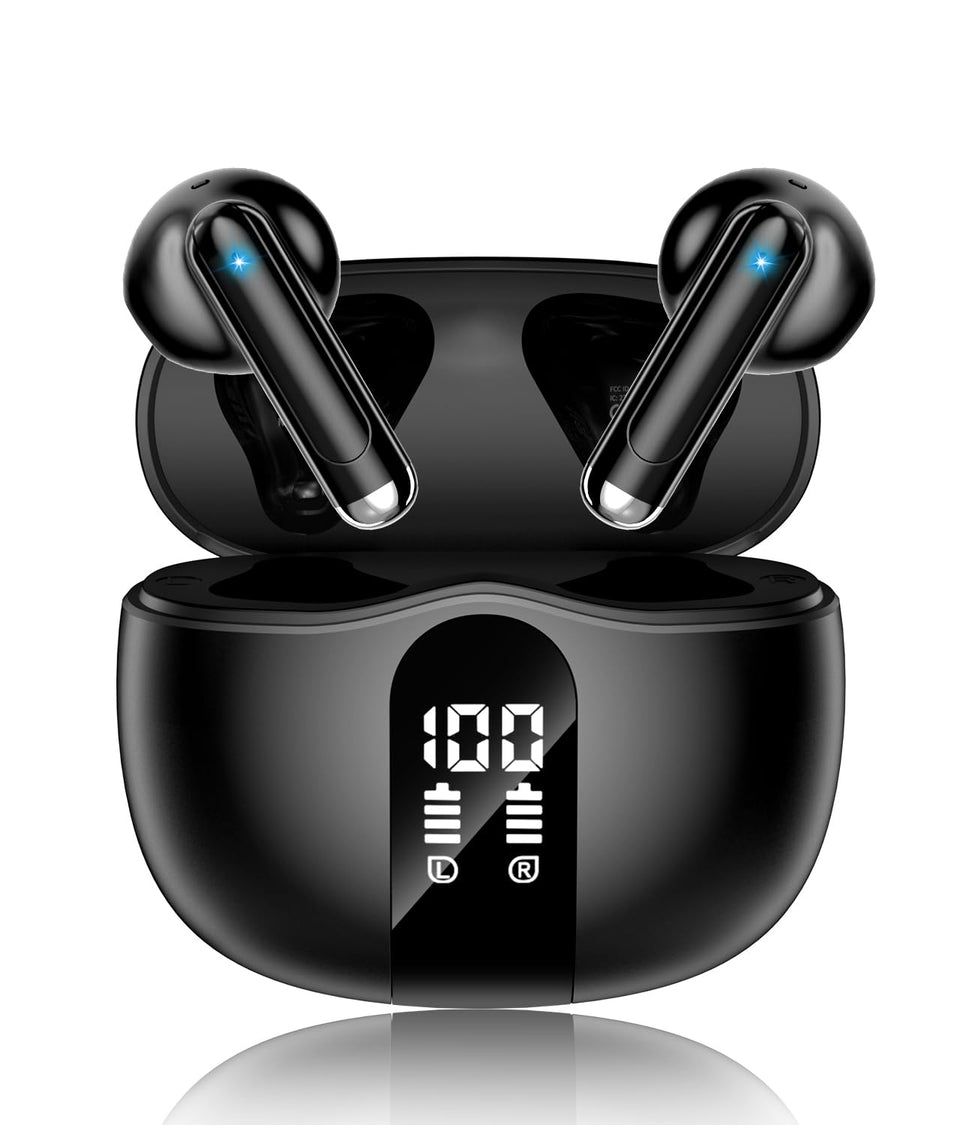 XIAOWTEK front packaging showing earbuds and case, highlights styling and features