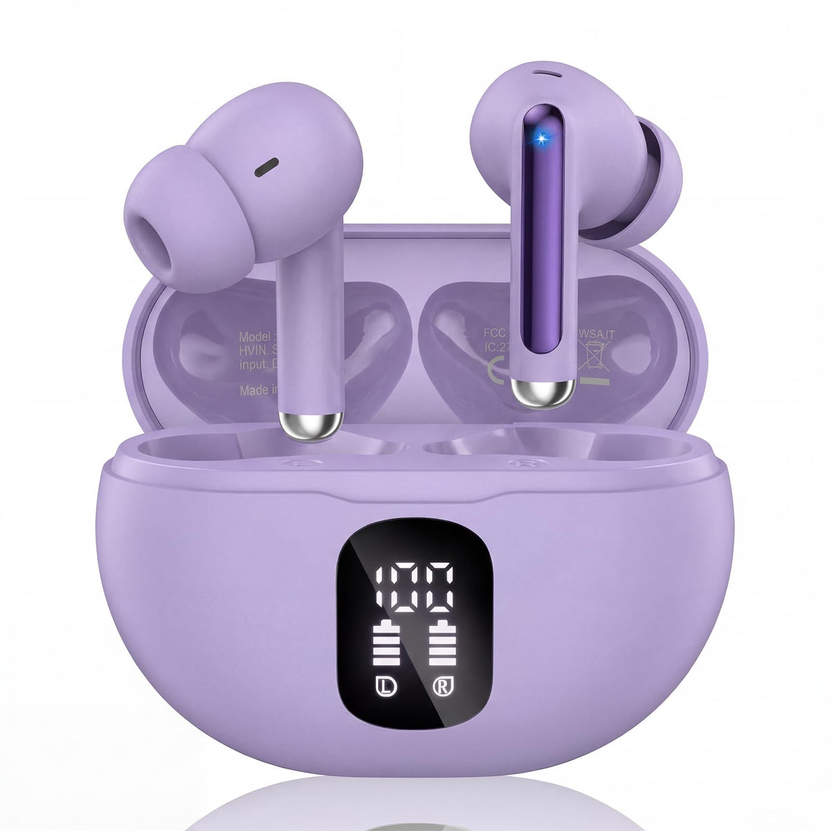XIAOWTEK S66 front packaging showing earbuds and case, useful unboxing clarity