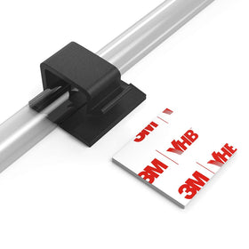 XIAOXI front pack of 40 black cable clips showing quantity and finish