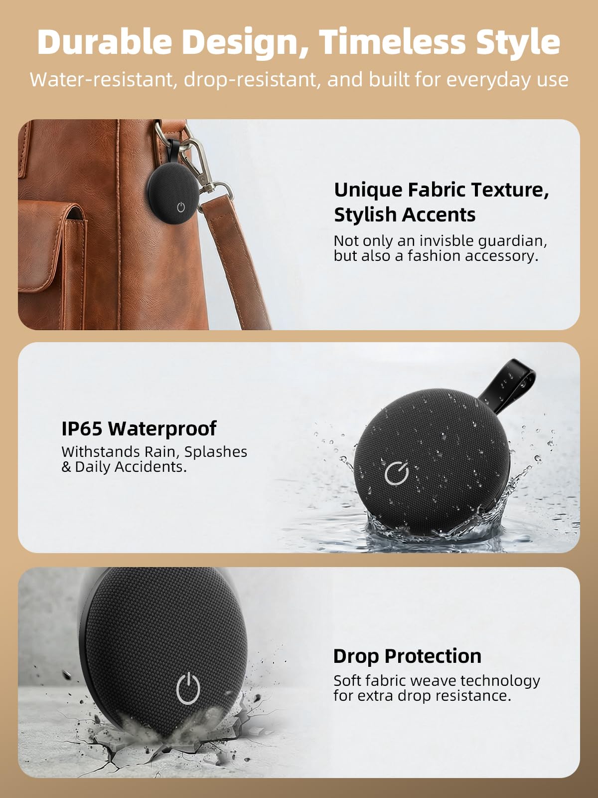 Xiauma Air Tracker pairs with iOS and Android for easy tracking.