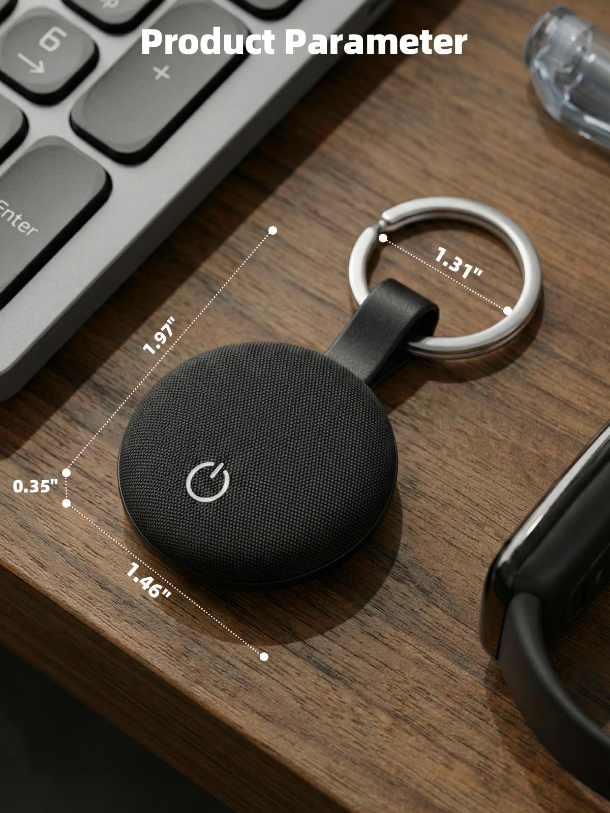 Xiauma Air Tracker works with Apple Find My and Android Find Hub.