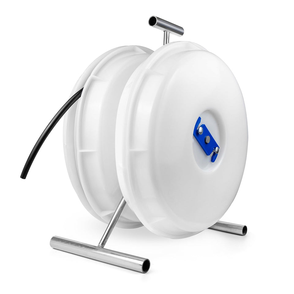 XIDAUS 415D dispenser with durable shell protects wires on job sites.