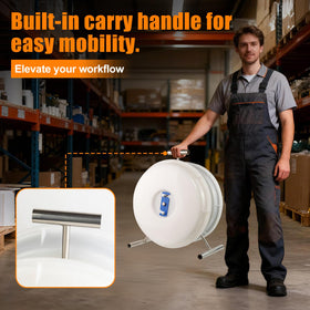 XIDAUS 415D dispenser portable handle enables easy transport.