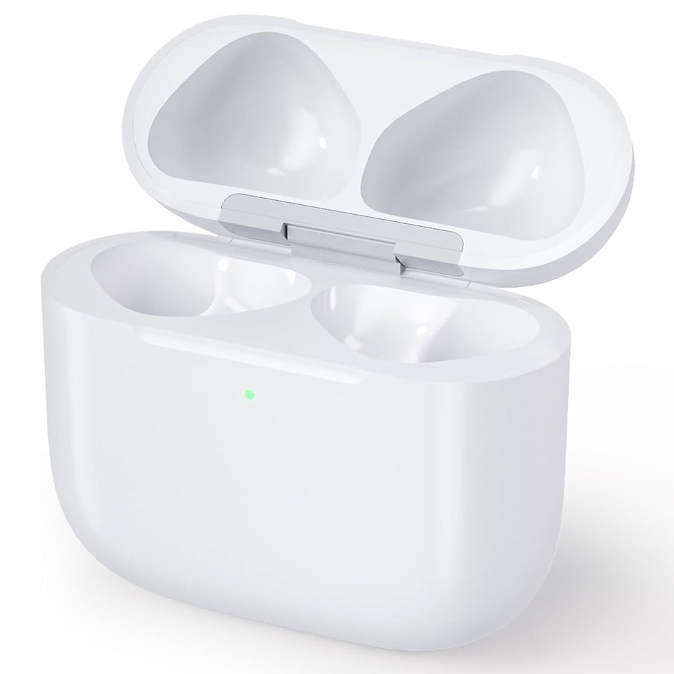 XIEANDKONG AirPods 4rd charging case front view highlights compact, portable design for daily use.