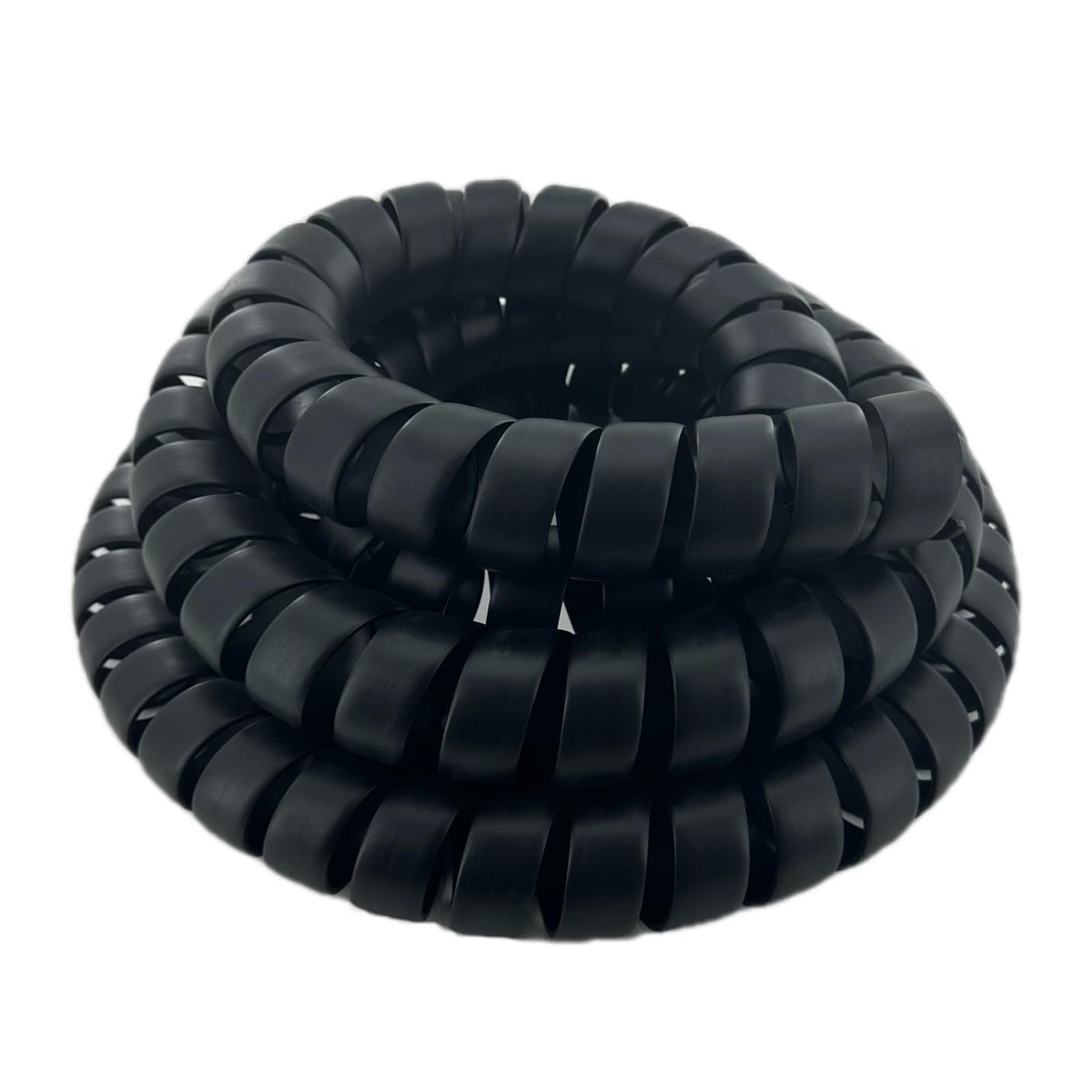XIENLIU front view of 2.0" spiral wrap showing full pre-cut length and neat appearance