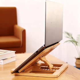 XIKEMADI six-level ergonomic adjustment enables comfortable viewing angles.