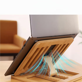 XIKEMADI ventilated design supports laptop airflow during long sessions.