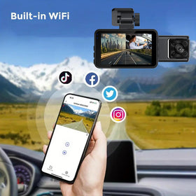 XIKLOP 3-inch IPS screen on showing easy playback and menu control