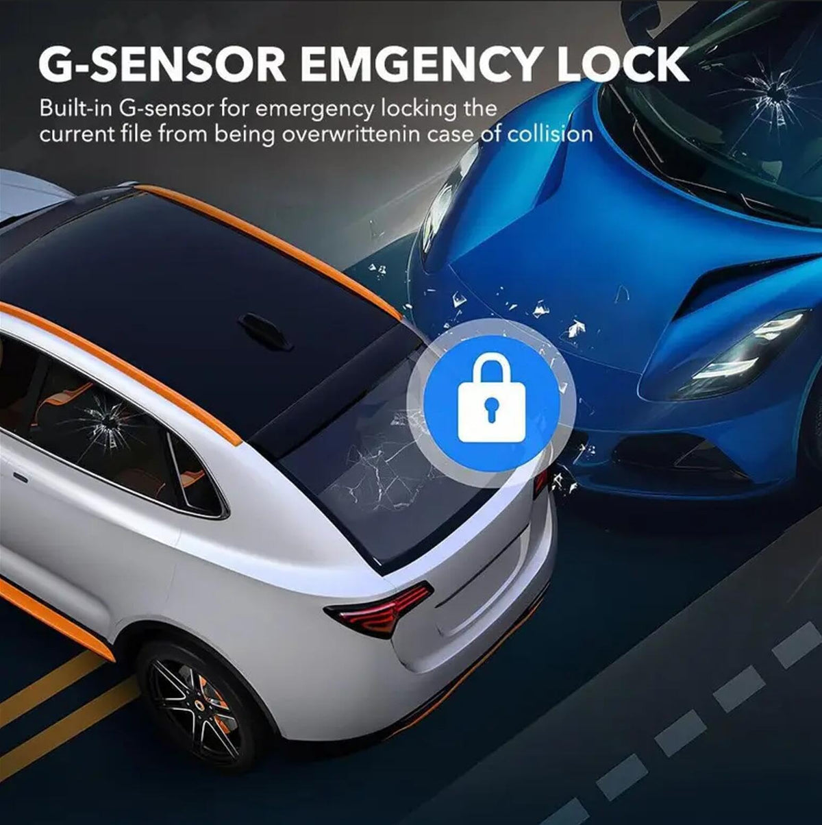 XIKLOP installed on windshield in city scene for continuous monitoring