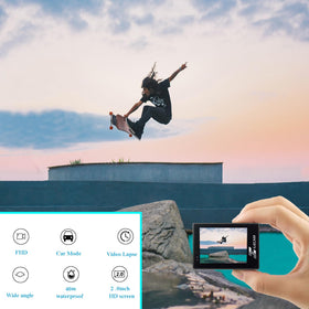 Xilecam action camera 1080p side view for immersive first-person footage