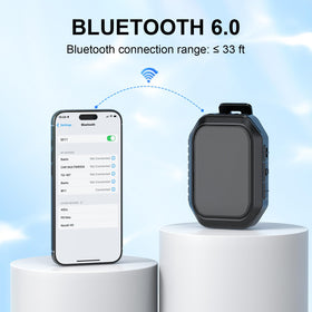 Xinborry TWS stereo pairing delivers immersive left-right audio outdoors.