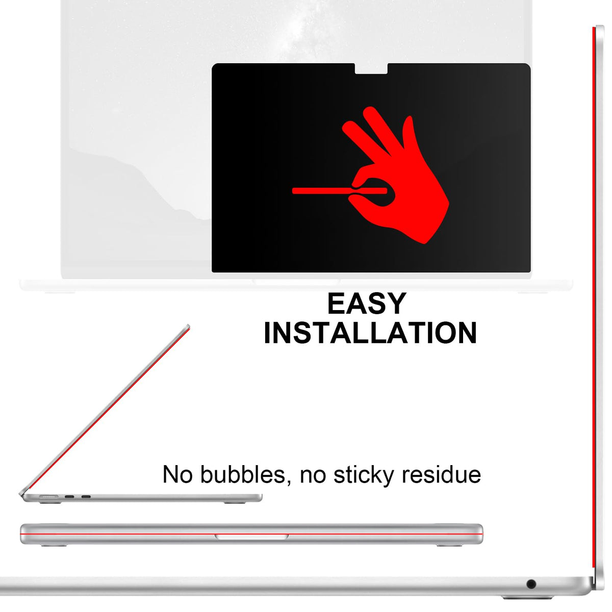 XINDERS privacy screen package for Neo 13-inch, packaging and 1-pack contents.