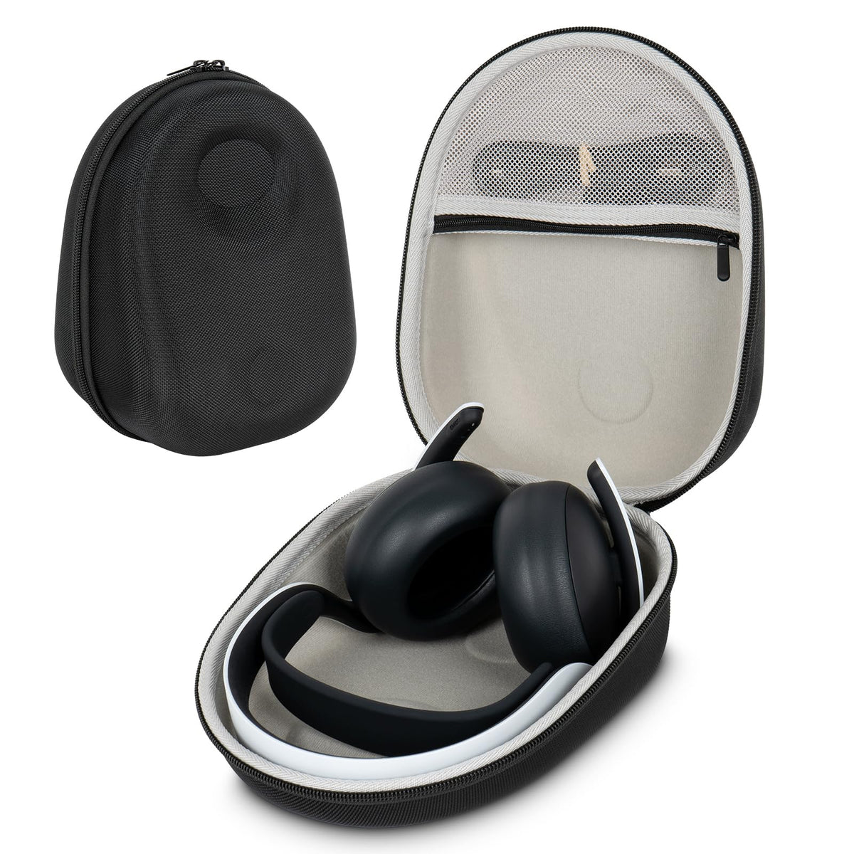 Xingfudao Pulse Elite case front view protects headset with durable shell for on-the-go use