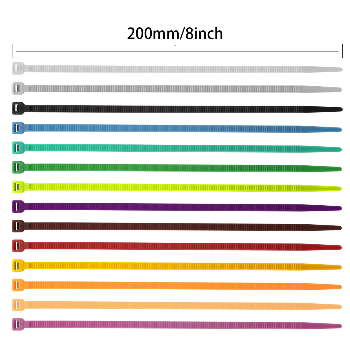 XINGO orange cable ties in workshop demonstrate strong load capacity.