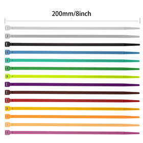 XINGO orange cable ties in workshop demonstrate strong load capacity.