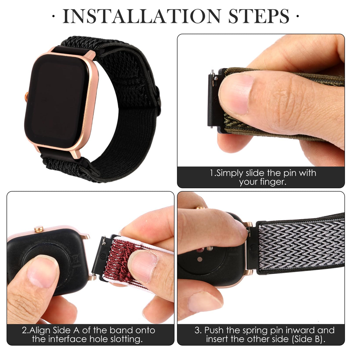 XINGMALY spring bars and tool laid out showing included extras for convenience