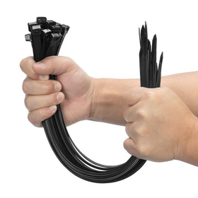 XINGO 20-inch black zip ties pack for versatile cable management