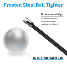 XINGO zip ties deliver 300 lbs tensile strength for secure bundles.