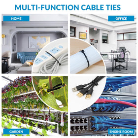 XINGO zip-ties multipack image highlights assorted sizes for many projects.