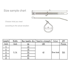 XINGO orange bulk-pack cable ties for versatile management.