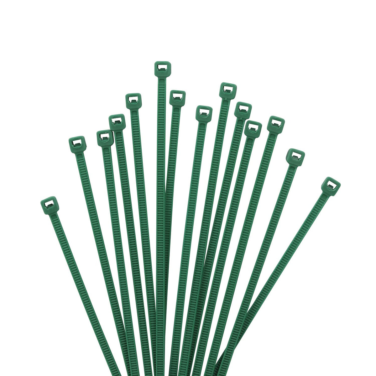 XINGO 8 inch garden green cable ties for outdoor organization