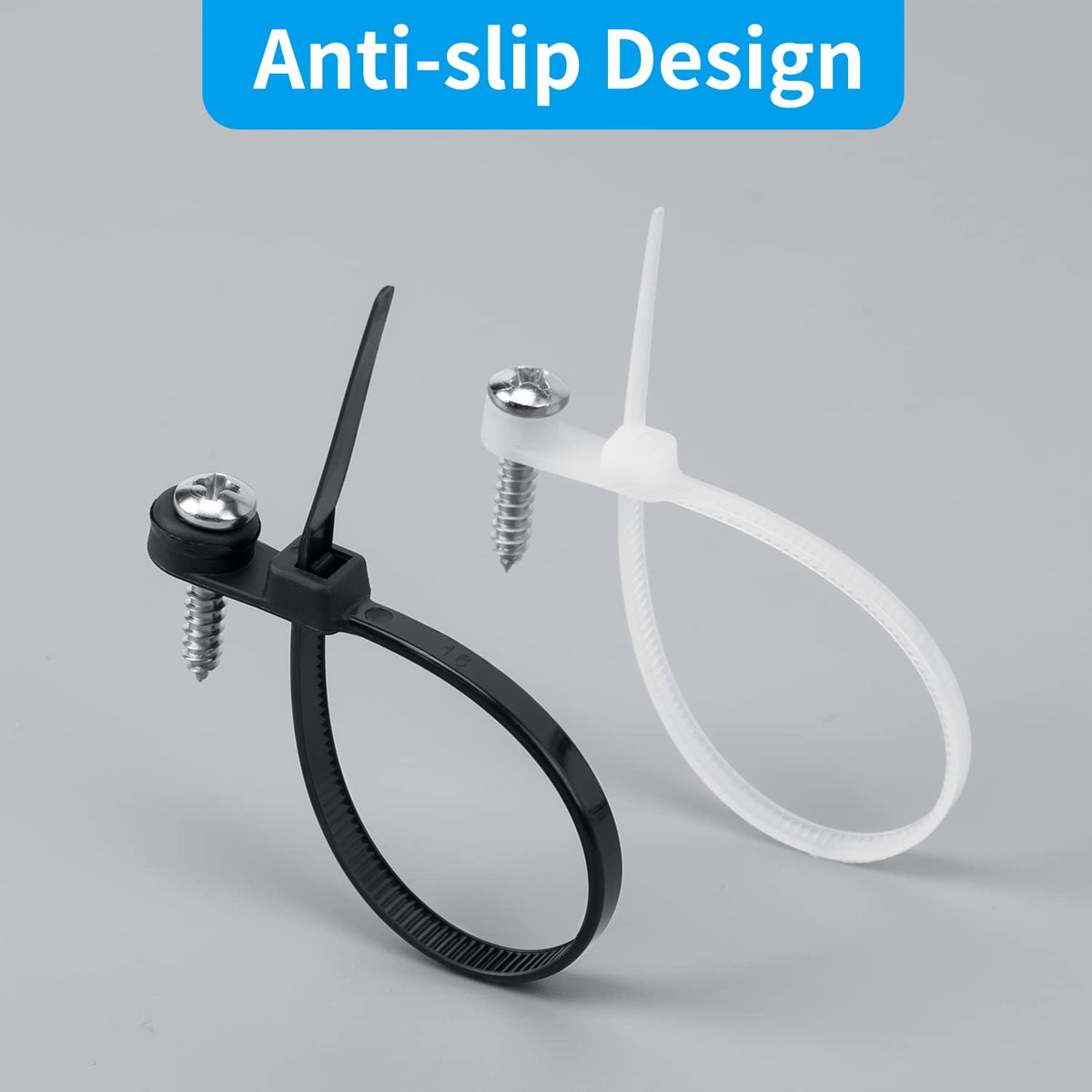 XINGO zip tie suitable for indoor outdoor mounting and weather resistance