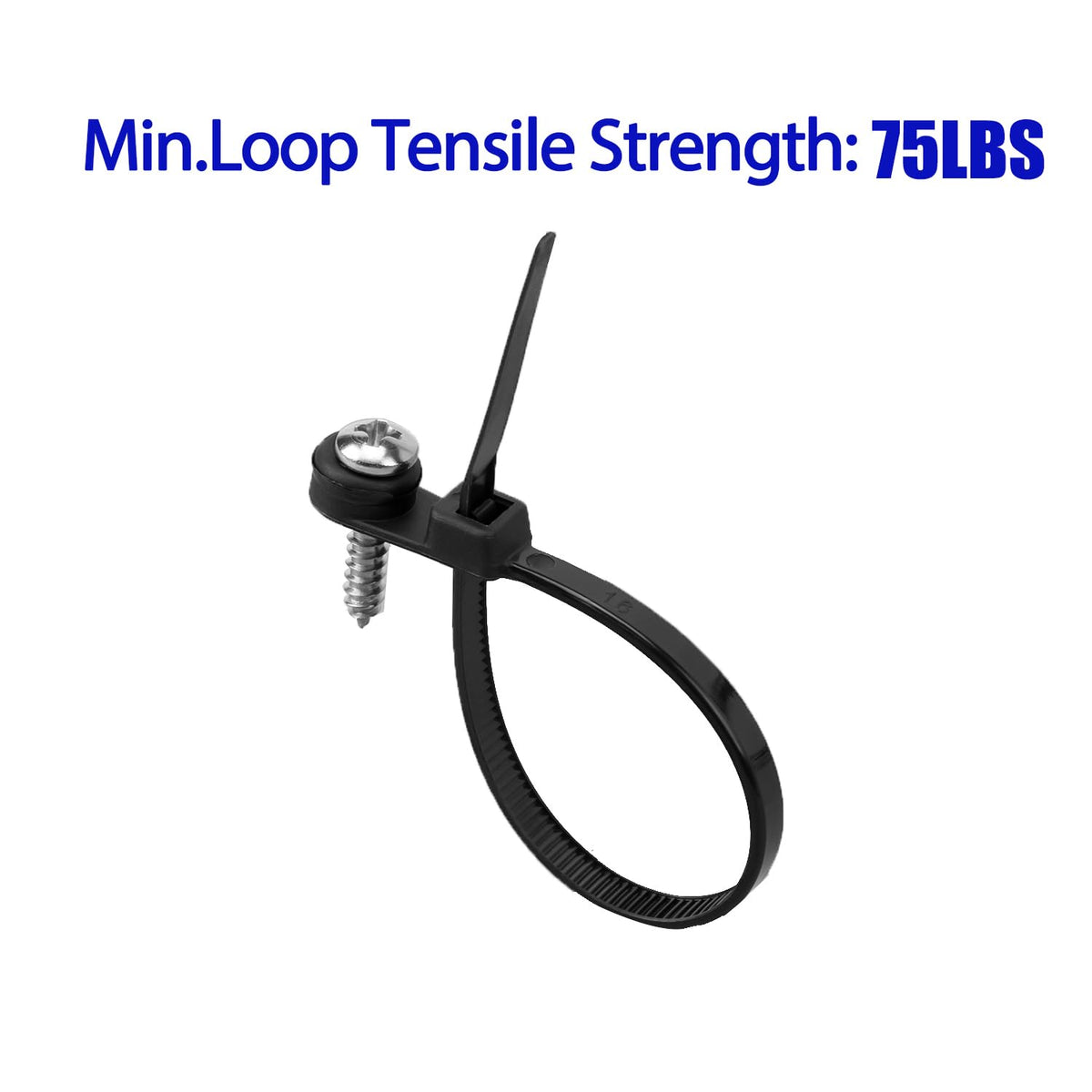 XINGO nylon 66 industrial zip tie durability for indoor outdoor use