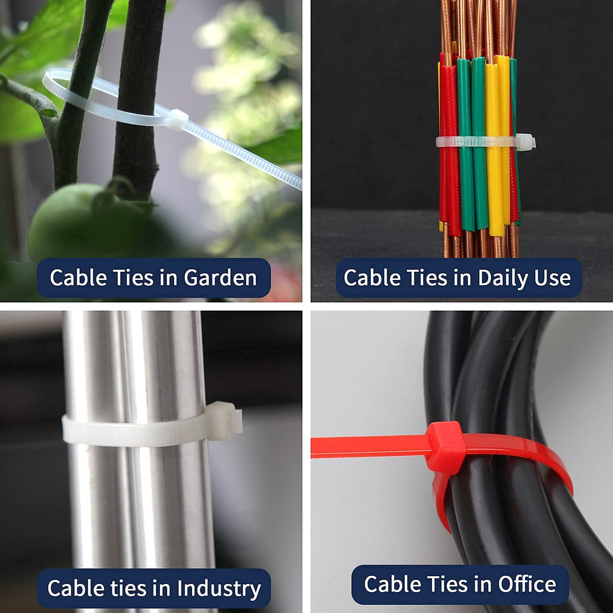 XINGO 500-pack supports versatile packaging and organization tasks.
