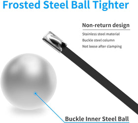 XINGO side profile showing tie thickness and durable stainless benefit