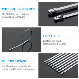 XINGO 8-inch tie beside ruler showing exact dimensions for planning