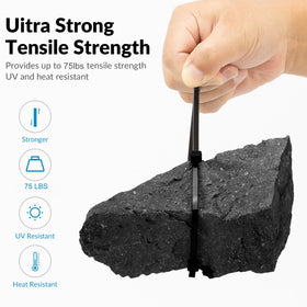 XINGO ties bundling network cables neatly for organized systems benefit