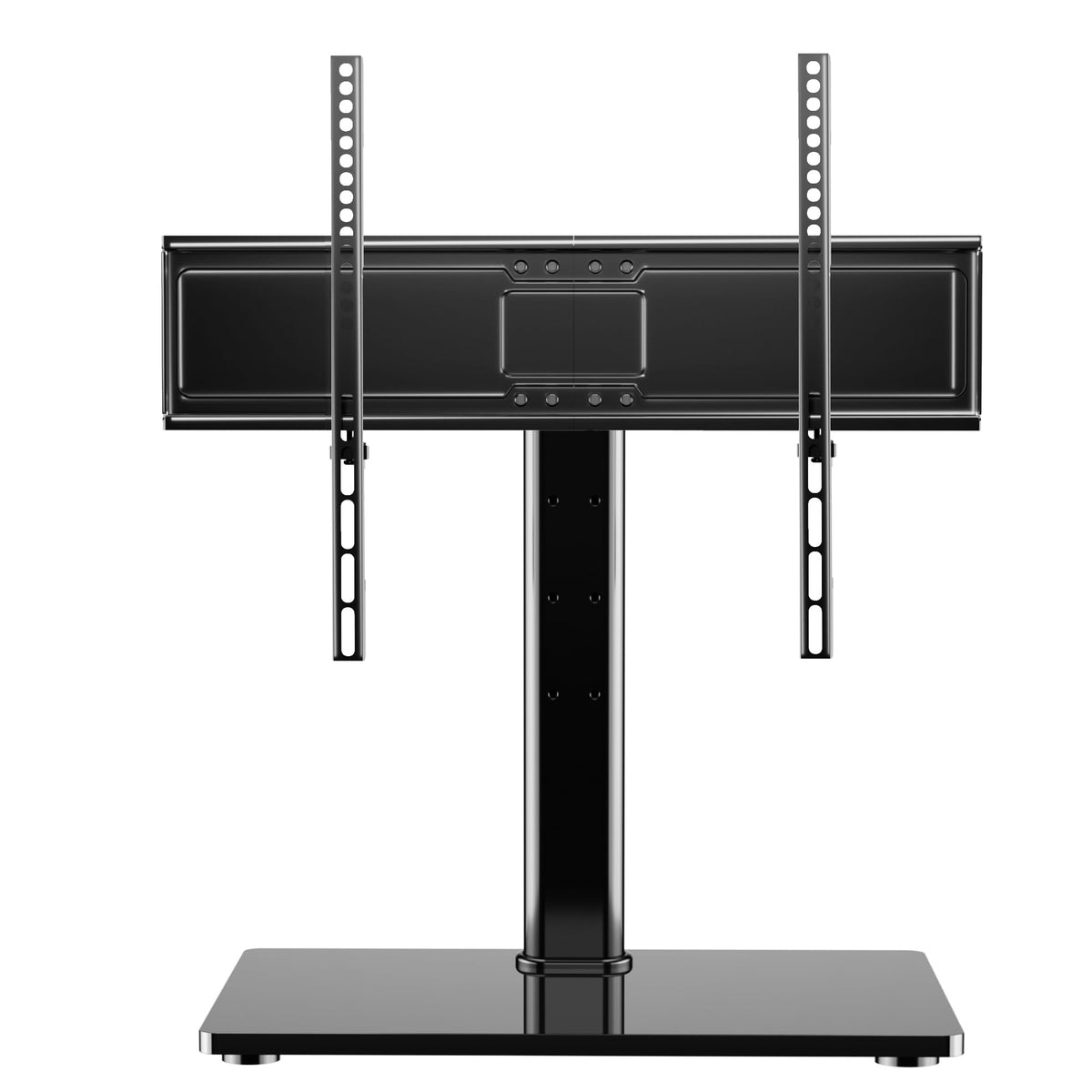 XINLEI front view assembled TV stand showing sturdy base for stable placement