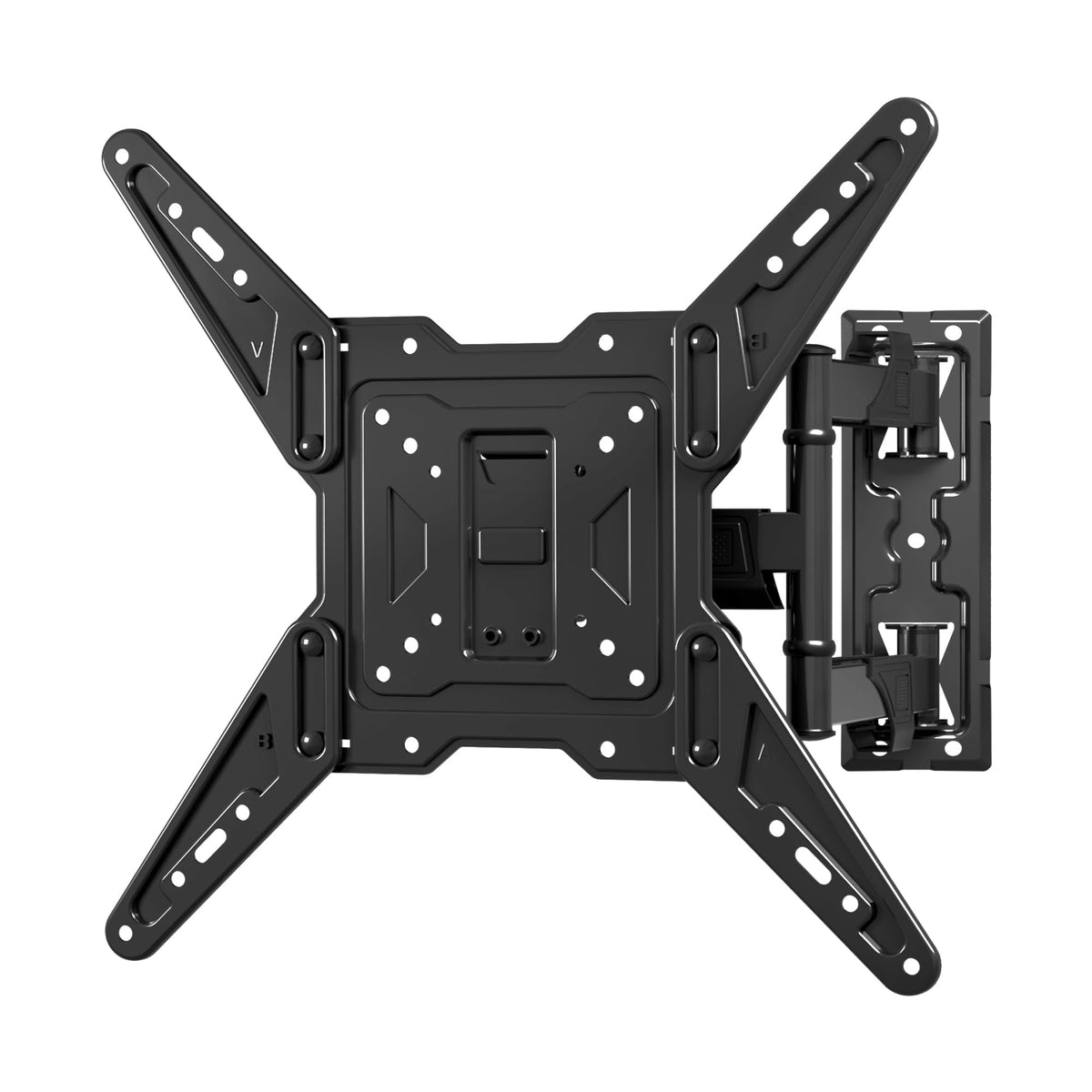 XINLEI full motion wall mount showing tilt and swivel for flexible viewing.