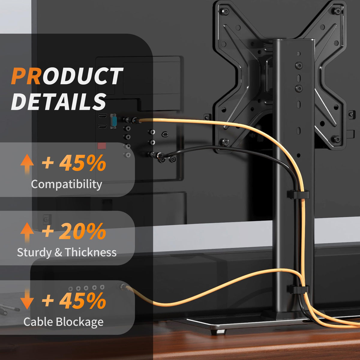 XINLEI height-adjustable stand lets you customize viewing height