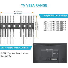 XINLEI MFA6 quick-release lock system enables easy TV detachment.