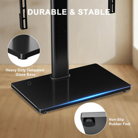 XINLEI scale image with TV and ruler to demonstrate compact footprint