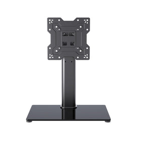 XINLEI universal TV stand base assembly demonstrates sturdy table-top setup for flexible placement.