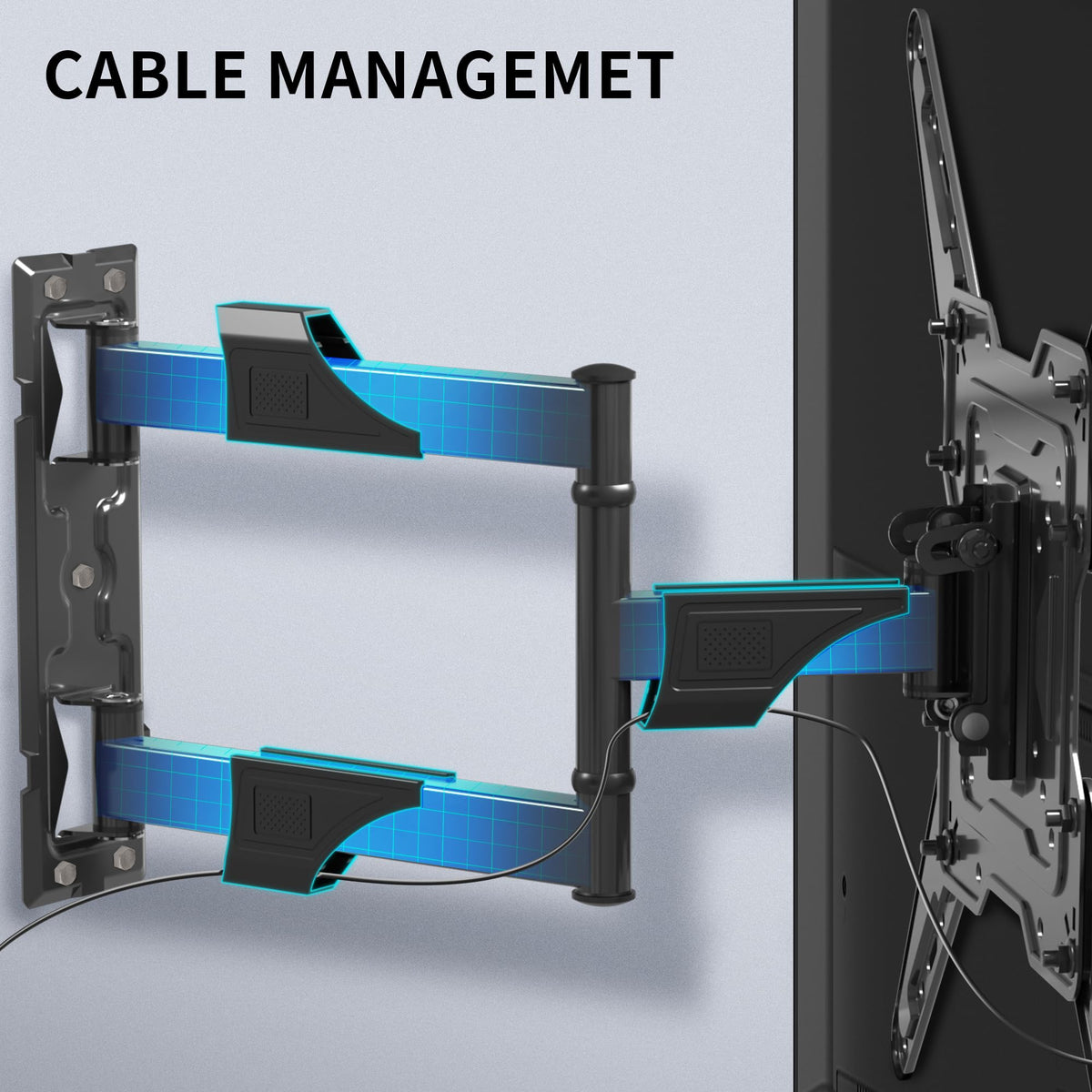 XINLEI VESA 400x400 compatible wall mount ready for diverse TVs.