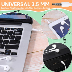 Xinnun wired earbuds include inline mic for easy calls and recording