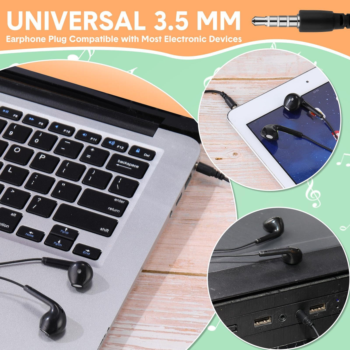 Xinnun inline microphone and button detail for handsfree calls