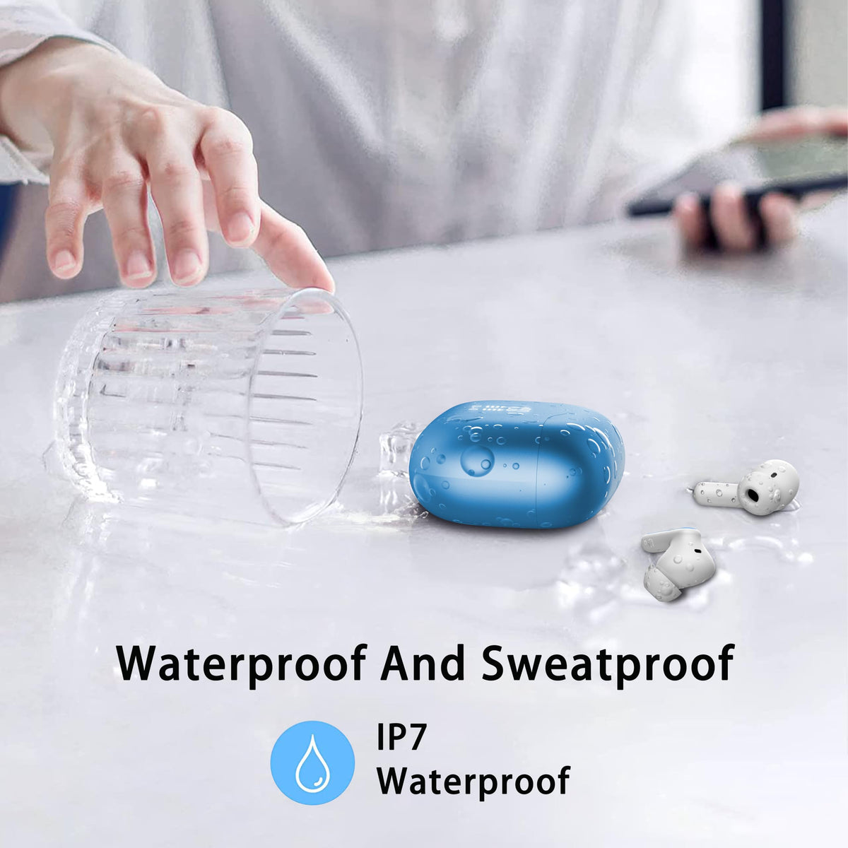 Xinwld earbuds offer up to 40 hours total playtime