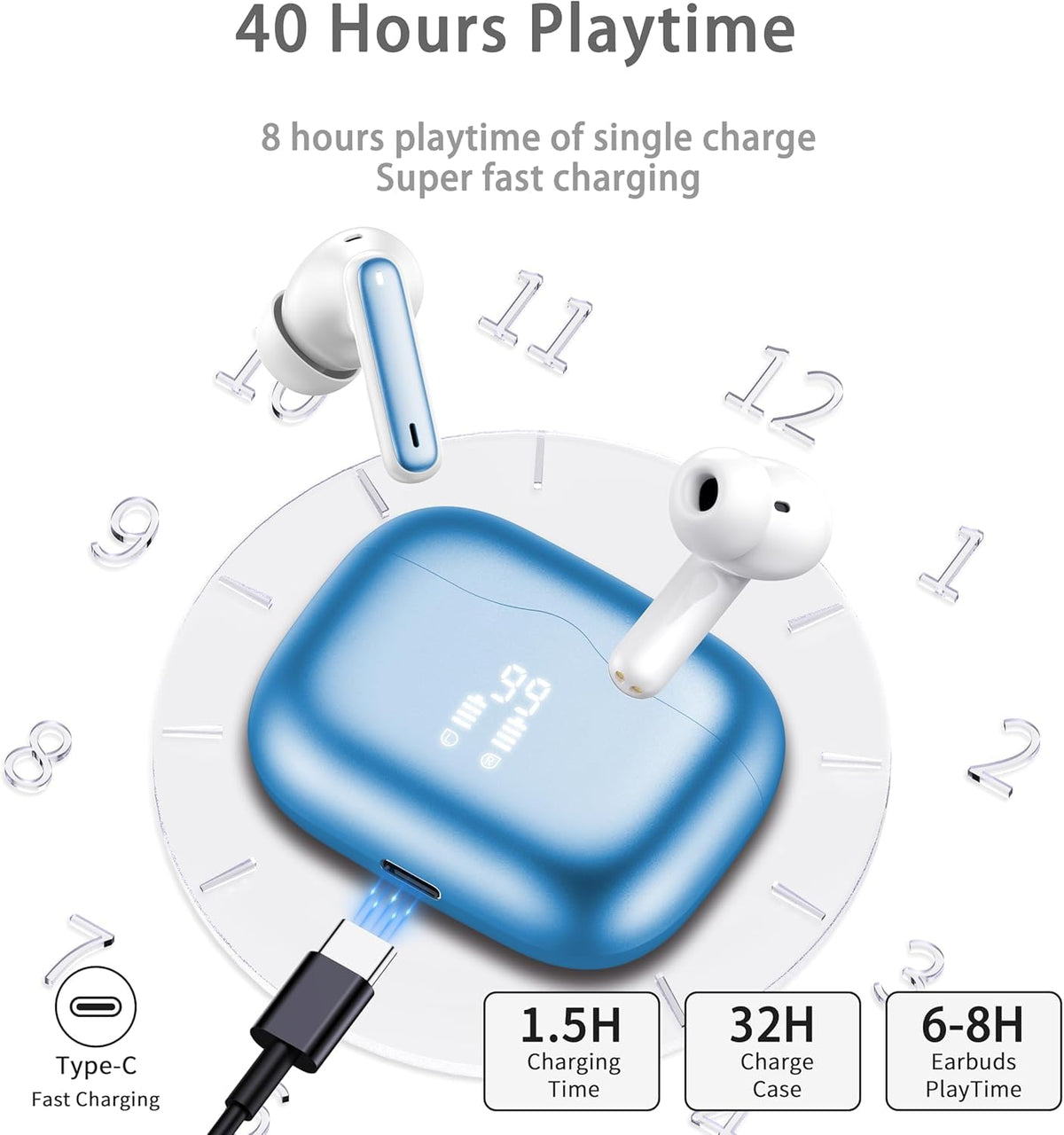 Xinwld A97 Bluetooth 5.4 pairing for fast, stable connections with devices.