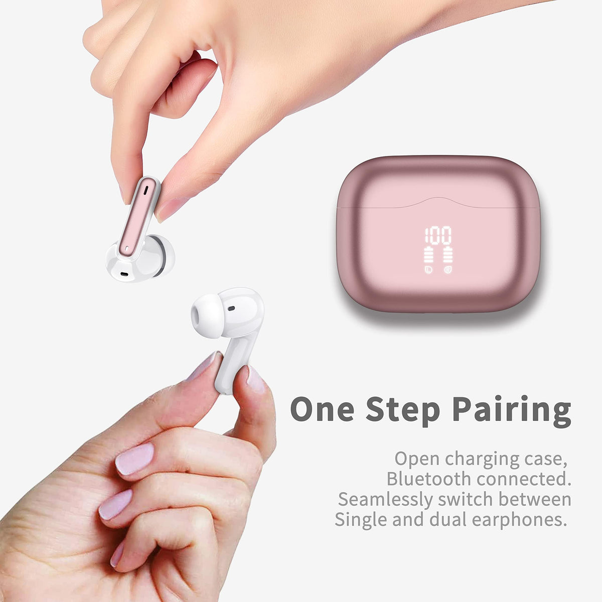Xinwld A97 earbuds ENC reduces wind noise for clearer calls