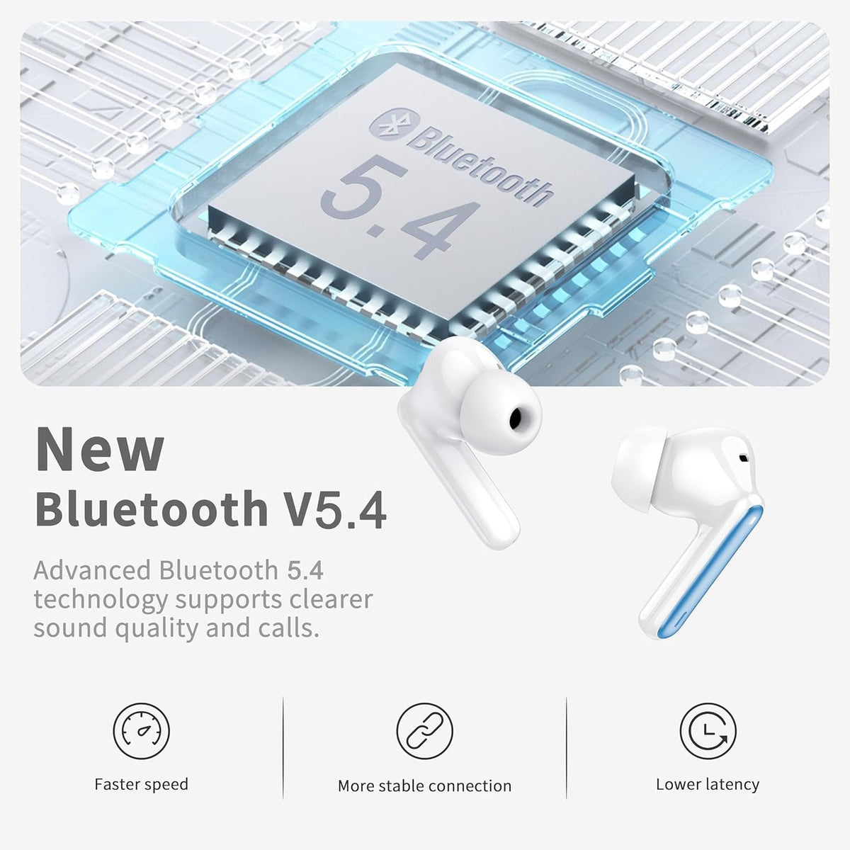 Xinwld A97 earbuds nestled in the charging case for secure power on the go.
